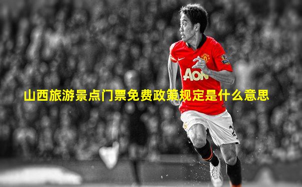山西旅游景点门票免费政策规定是什么意思